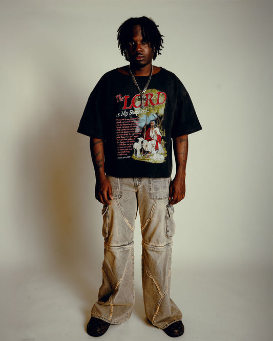 “Psalm 23” Wide Neck Vintage Tee