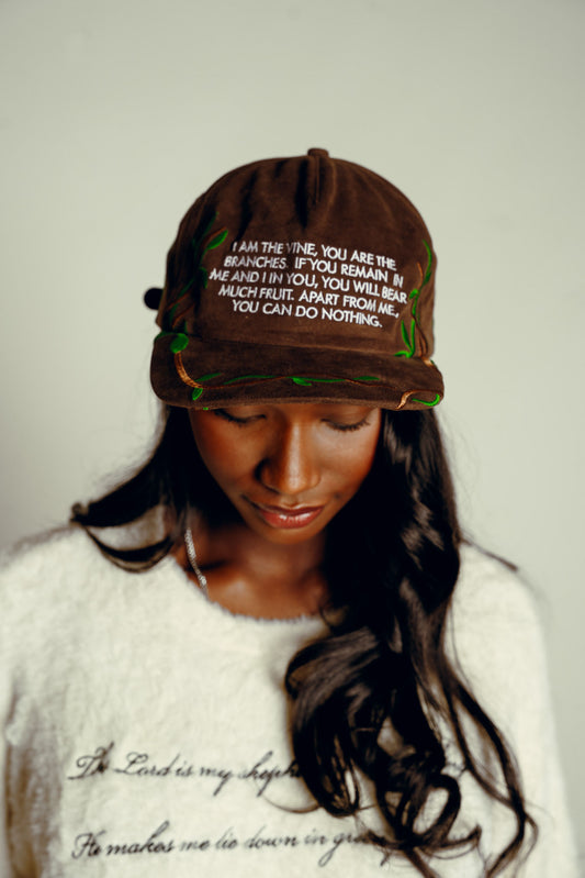 “I Am The Vines” Flat Brim Hat