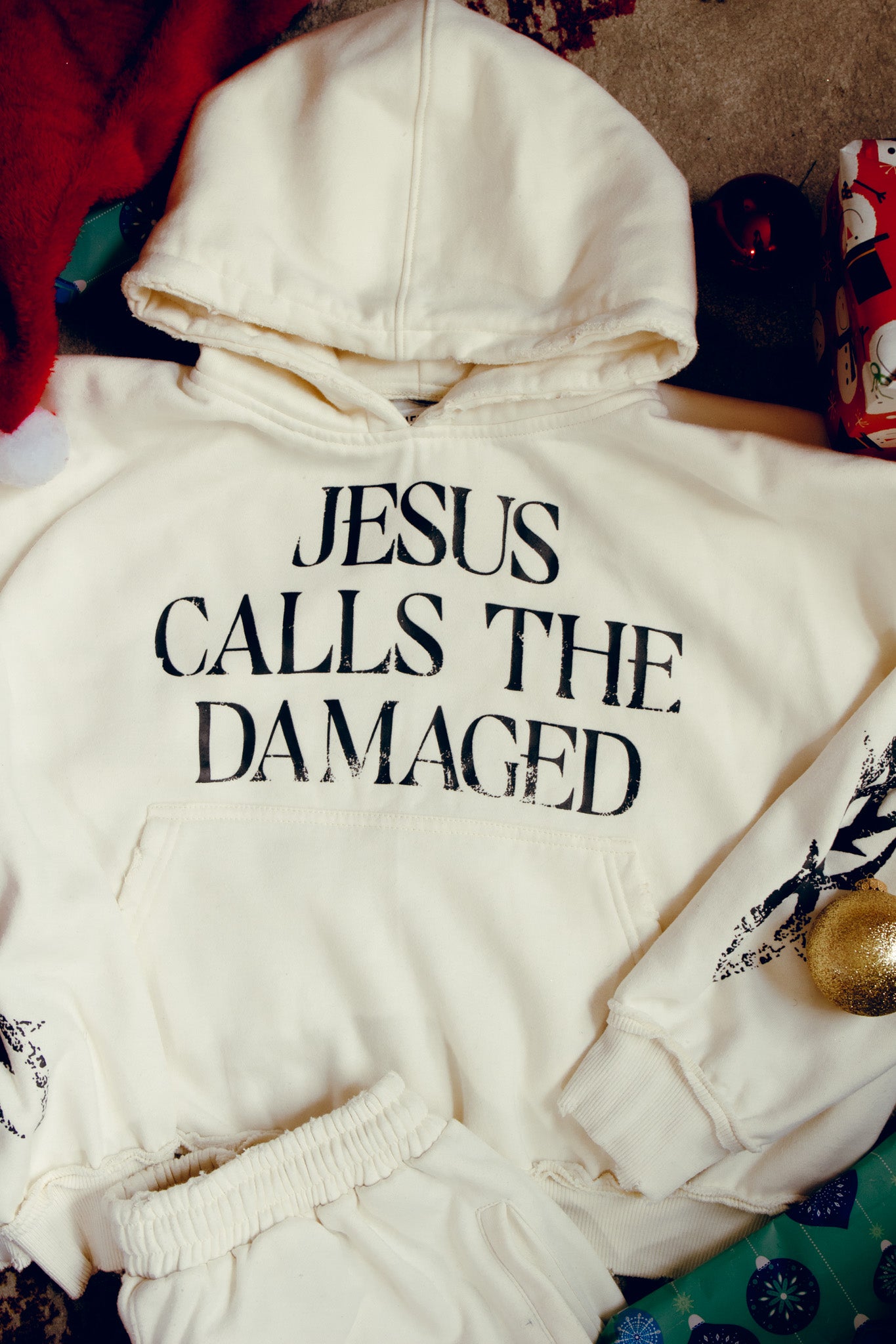 “Whom He Calls” Cream Hoodie